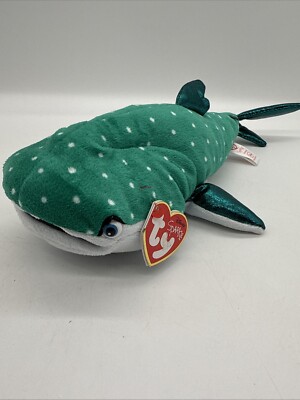 TY Sparkle Finding Dory Plush Beanie Buddies Destiny Whale Shark 11 