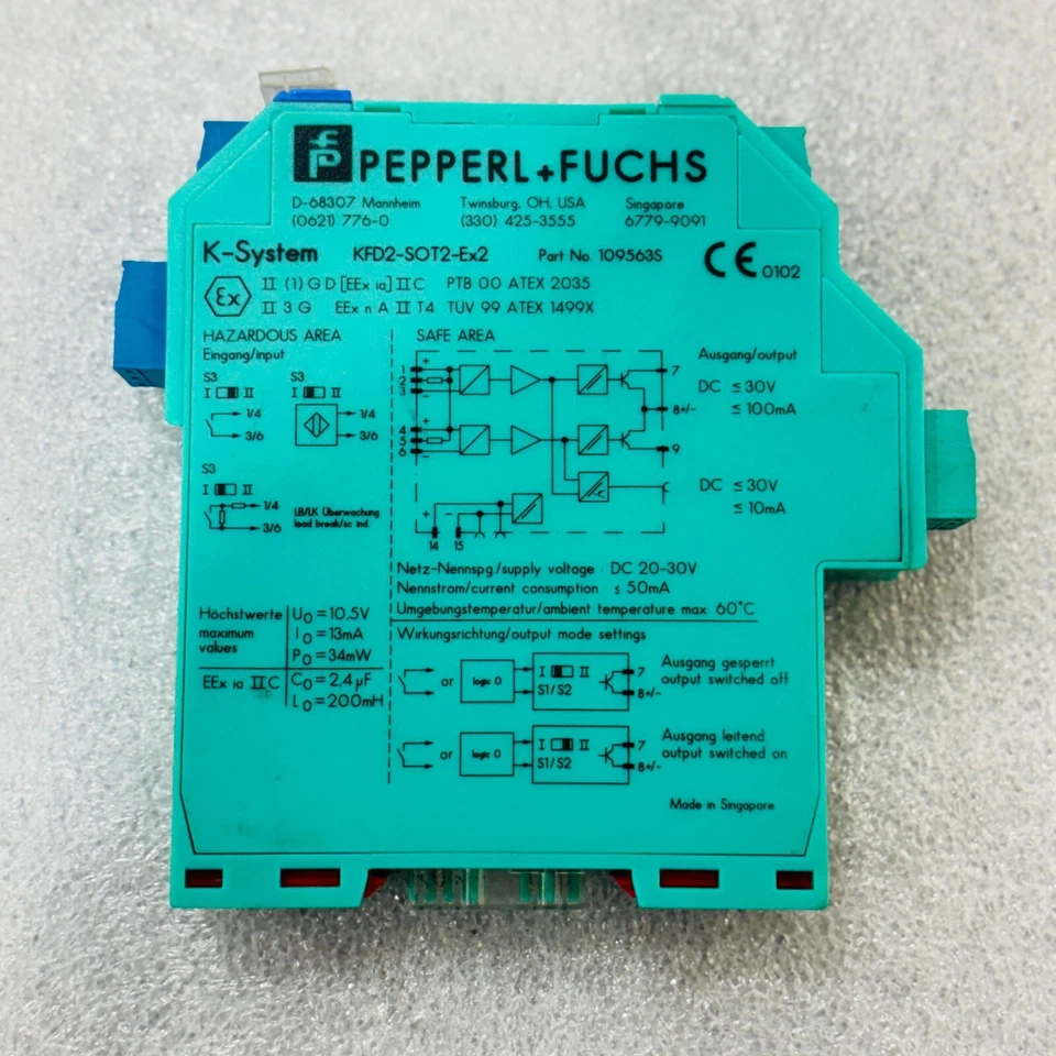 KFD2-SOT2-EX2 1PC Pepperl+Fuchs KFD2-SOT2-EX2 Fast Shipment - Image 2 of 3