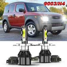 For HONDA Element 2003 2004 2005 H4 9003 LED Headlight High/Low Bulbs 6000K