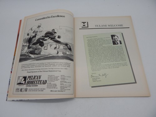 Vintage 1988 Tulane Green Wave v Mississippi St Bulldogs Football Program - Picture 6 of 19
