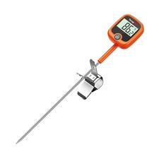 TempPro TP509 Candy Thermometer with Pot Clip, 10" Long Probe Instant Read Me...