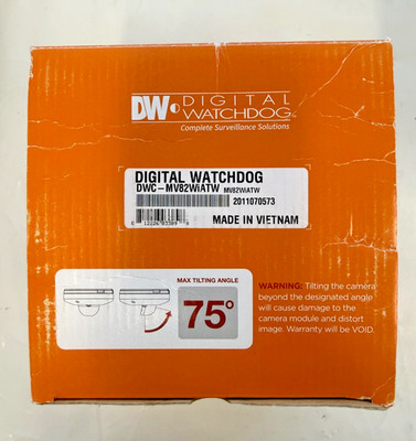 Digital Watchdog DWC-MV82WIATW 2.1MP MEGApix IVAOutdoor Dome Camera Star-Light P