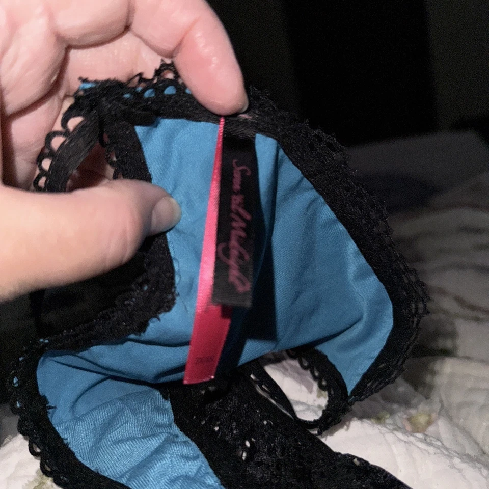 Bragas lencería negras de encaje Seven Till Midnight Winens talla grande 3XL / 4XL Foto 4 de 4