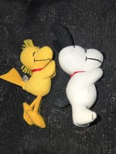 Vintage Dakin Woodstock/ Snoopy Pencil Toppers Pinch Plush