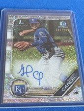 2019 Bowman Chrome Prospect Autographs Gabriel Cancel #CPA-GC Speckle 248/299