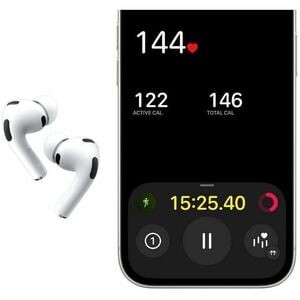 Apple Airpods Pro 3 True Wireless Earbud Stereo Earset Siri Binaural In-Ear Blau
