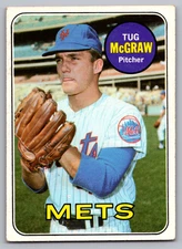 1969 TOPPS #601 TUG McGRAW METS SP