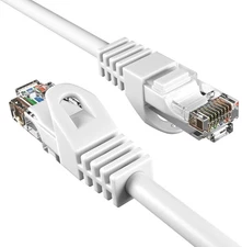 Cables Direct Online Cat5e 30FT Network Ethernet Patch Cable, 30ft, White 