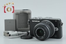 "Shutter count 4,118" Olympus PEN Lite E-PL3 Black 12.3 MP 14-42 Lens