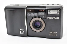 ［Near Mint Read］Pentax ESPIO Mini 75 Years Black Point & Shoot Film Camera JP
