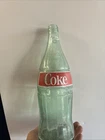 Vintage Coca-Cola Coke 32oz Green Glass Bottle 12” Tall Money Back 1 Qt Large *