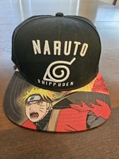 BRAND NEW Bioworld Manga Naruto Shippuden Baseball Hat Cap Adjustable OSFM