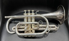 John Packer Cornet Silver Plated Brass Instrument 171 SWS In Good UsedCondition