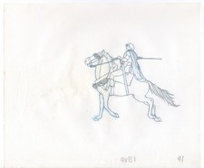 LORD OF THE RINGS: ORIGINAL RALPH BAKSHI PRODUCTION DRAWINGS + Free Autograph