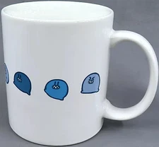 Raddah x Village Vanguard Collaboration Mug 3.1in Dia, 3.5in H Hot Water Cup