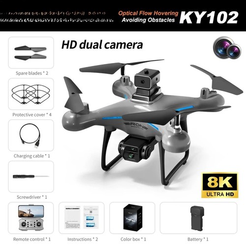 Drone 8K Aerial HD Professional Dual Camera Brushless Motor Obstacle Avoidance - Picture 25 of 31