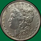 1896-O Morgan Dollar Almost Uncirculated AU Coin #38690