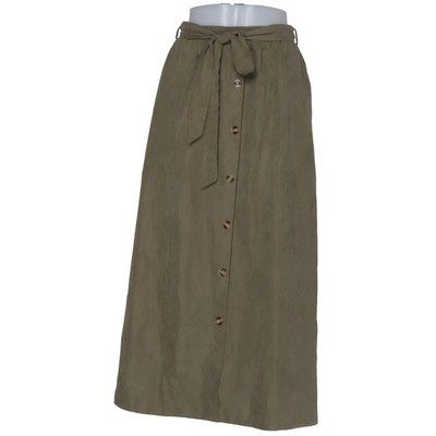 Shein, Rock, Größe: 40/42, Grün, Baumwolle/Polyester, Einfarbig, Damen #RxL