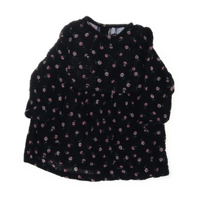 Mango, Kleid, Größe: 86, Schwarz/Mehrfarbig, Baumwolle/Elasthan, Blumen #73q