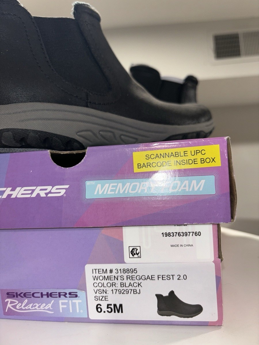 Women's Skechers Memory Foam Reggae Fest 2.0 New Yorker Sz 6