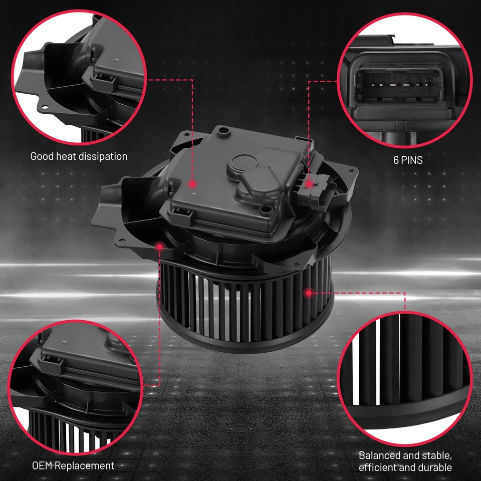 Motor soplador calentador HVAC con rueda para Freightliner 122SD Argosy Century Class Foto 4 de 4