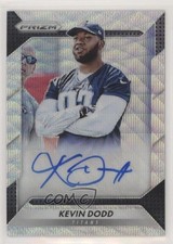 2016 Panini Prizm Rookie Blue Wave 99/149 Kevin Dodd #RA-KDD Auto 4y7