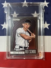 2021 Panini Prizm EDDIE MATHEWS Old School Silver Prizm #OS-4