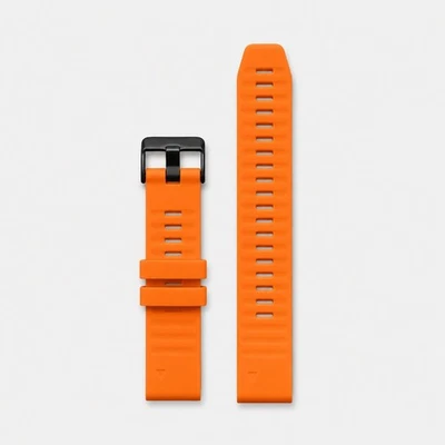 Bracelet Silicone Orange QuickFit 20 mm Compatible Garmin Fenix 5S 6S 7S - Photo 1/3