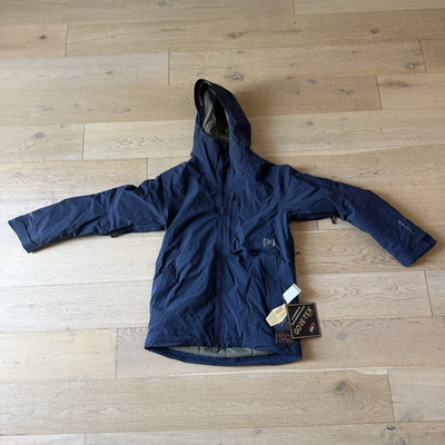Burton [ak] Men s Waterproof Hooded Full Zip Jacket Blue Size L 14978102400