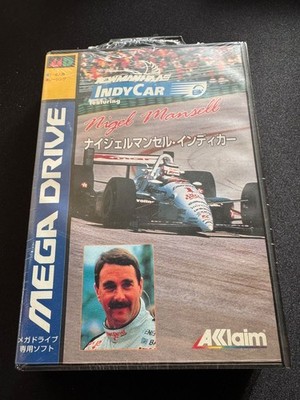 Nigel Mansell's World Championship IndyCar SEGA Mega Drive MD Japan Import Seale
