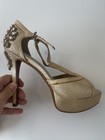 Gianni Bini Heels Gold & Studded Jewels Size 6 — photo 1
