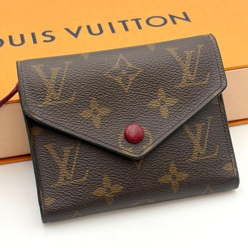 Louis Vuitton Monogram Victorine Tri-Fold Wallet Fuchsia
