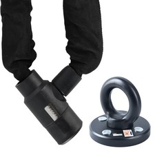 Oxford Motorrad GP10 Kette 1,5 m & Oxford Rota Force Bodenanker Konvolut