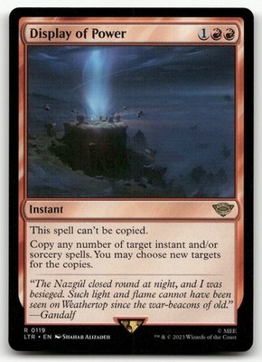 Display of Power #119 (NM) Lord of the Rings LTR Magic MTG