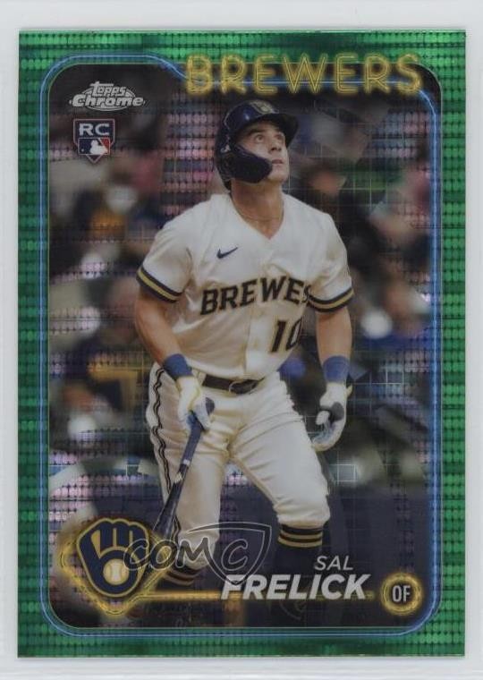 2024 Topps Chrome Green Sonar Refractor /99 Sal Frelick #39 18sb