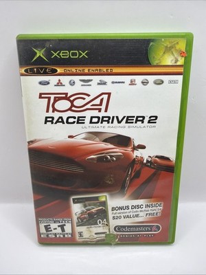 ToCA Race Driver 2: The Ultimate Racing w. Bonus Disc Microsoft Xbox CIB Tested