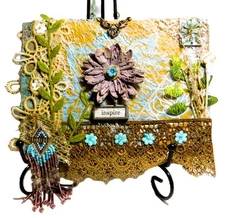 Unique Mixed Media Hanging Art Boards