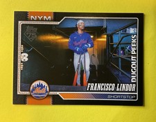2026 Topps Celebration Francisco Lindor Dugout Peeks SSP Black Variation /10