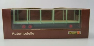 Faller 1037 HO Scale 3-Axle Trailer with Stakes