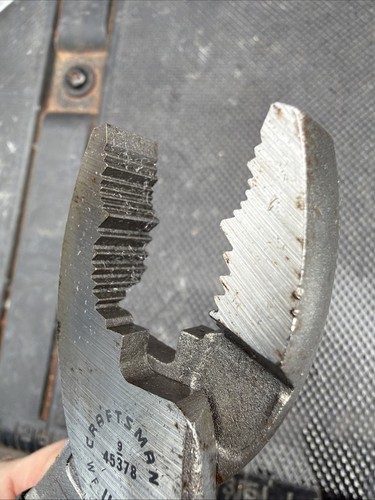 Sears Craftsman 6-3/4" Pliers Slip Joint, made in USA Part 45378 Nos Read Notes - Picture 5 of 10