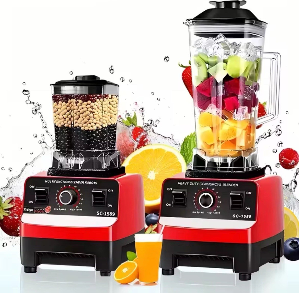 Frullatore elettrico 2 in 1 2000W