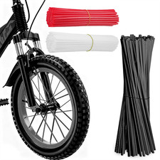72PCS Universal Dirt Bike Spoke Skins Rim Wraps - Easy Install Decorative Trim