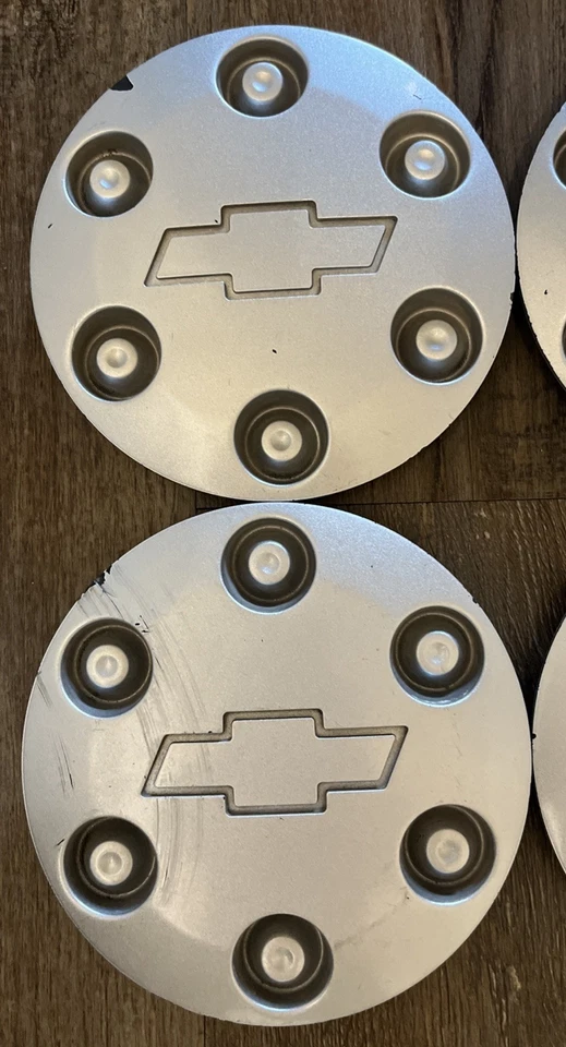 Juego de 4 tapacubos centrales Chevy Colorado OEM 2004 2005 2006 2007 2008 2009 Foto 2 de 4