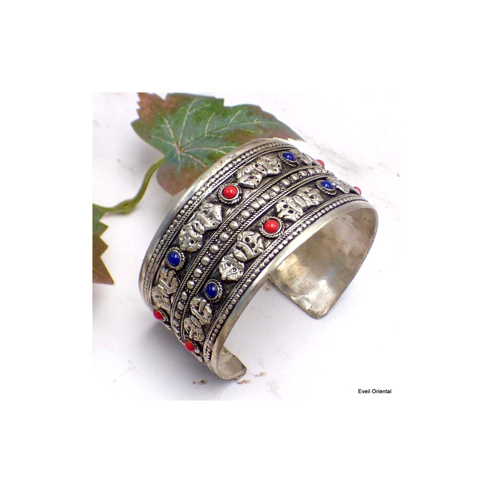 Bracelet tibétain de dorjés BTT19, idée cadeau spirituel pour homme et femme