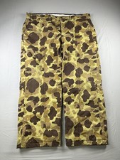 Vintage Cabela's Snow Pants Mens 44 Reg Duck Camo Insulated Hunting USA 90s USA