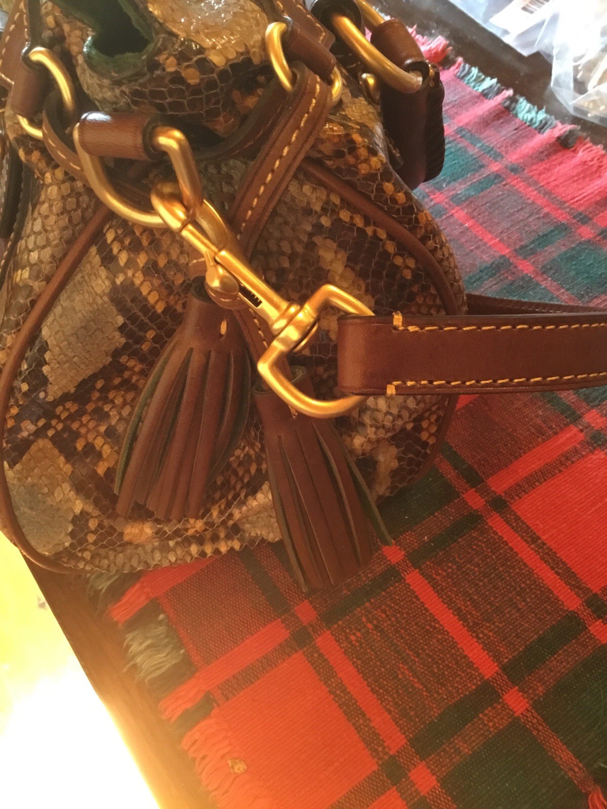 Dooney And Bourke Limited Ed. Python Print Leathe… - image 13