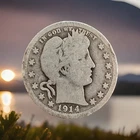 BARBER QUARTER DOLLAR - US COLLECTIBLE COIN 90% SILVER, SEE PICTURES
