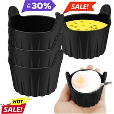 1/4Pack Lamapee Air Fryer Egg Poacher Moulds Silicone Ramekins For All Air Fryer
