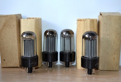 4x 5C4M ~ 5Z4 CV186 GZ32 5AR4 Double Anode Rectifier Tube SAME DATE 03/1963 NEW