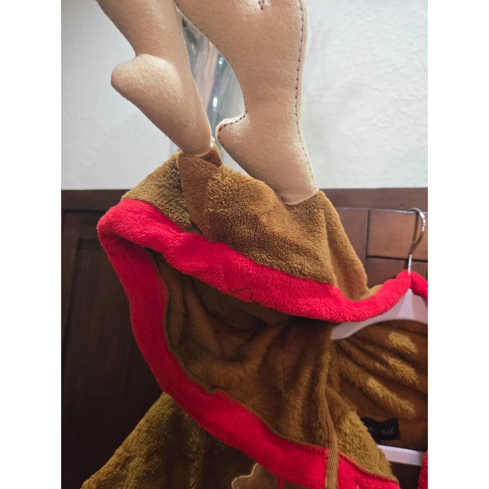 Олень костюм с капюшоном платье праздник косплей наряд Рождество - Изображение 3 из 3